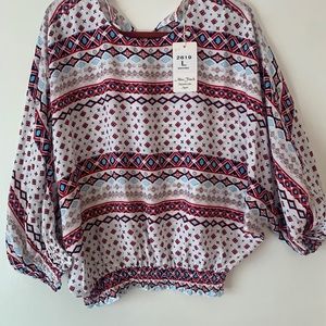 Summer long sleeves top